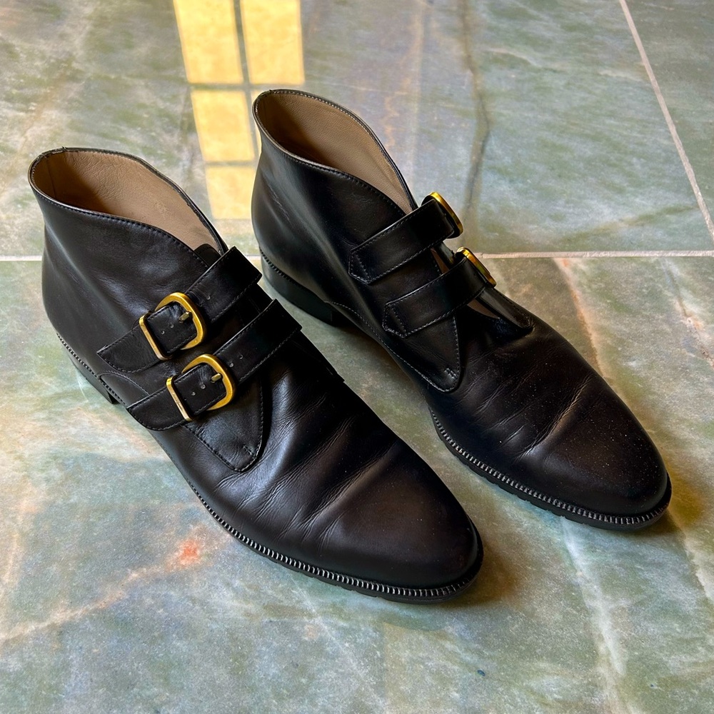 Salvatore Ferragamo booties flats 8.5